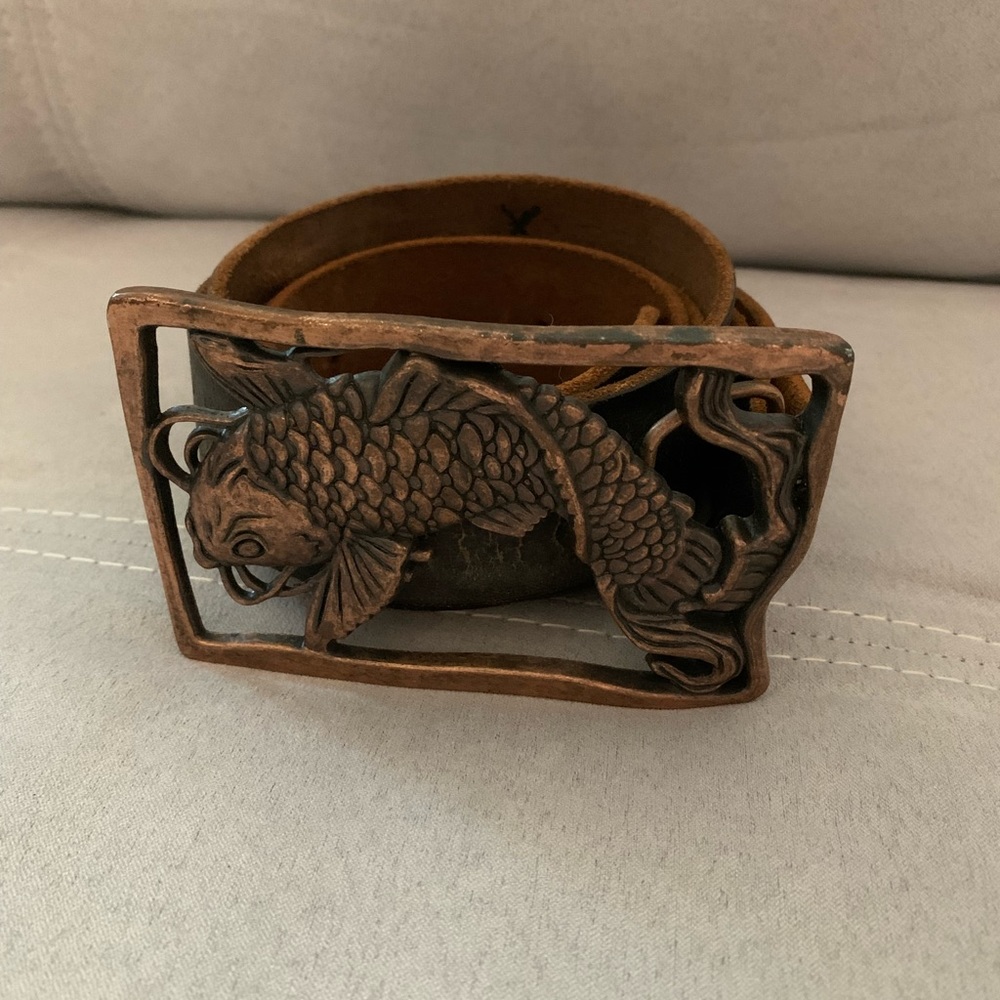 Koi copper buckle
